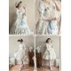 Red Maria Butterfly Shadows Blouse and Underskirt(Reservation/Full Payment Without Shipping)